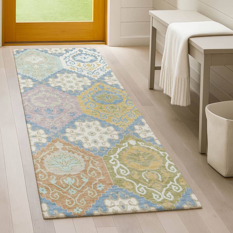 Machine Washable Indoor/ Outdoor Global Bayfield Chantille Rug