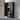 71"H Metal Black Garage Storage Cabinet with Wheels and Lock