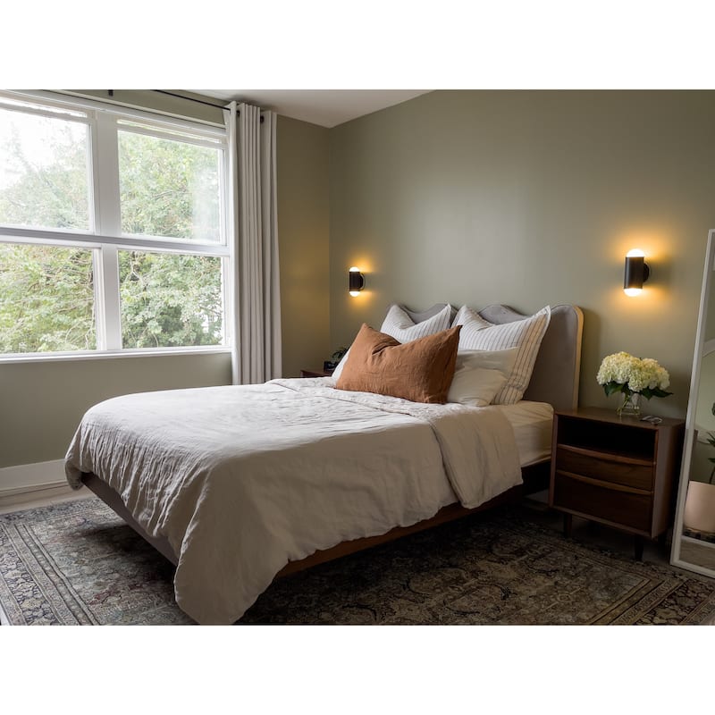 Kira 2 Light Wall Sconce - Aged Brass