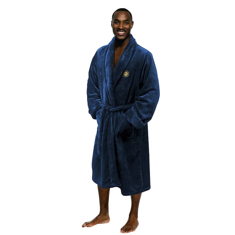 NCAA Officially Michigan Wolverines Men's Silk Touch Bathrobe