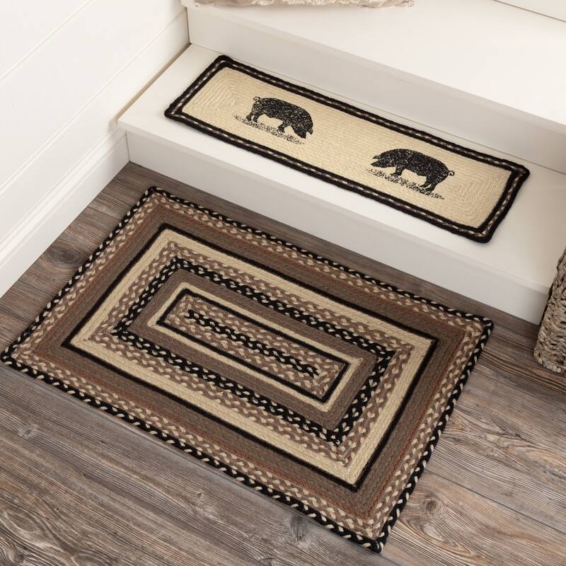 Sawyer Mill Charcoal Jute Rug Rect w/ Pad 20x30 - 20x30 - White