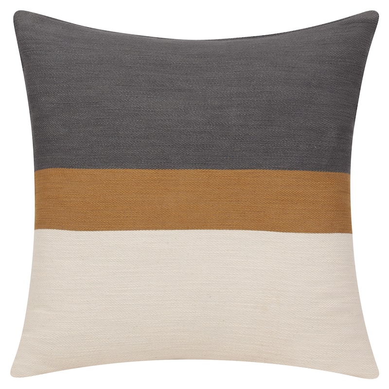 Sevita Multi Striped Cotton Throw Pillow