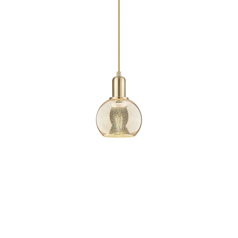 Innovations Lighting 716-1P-9-6 Athens Pendant Athens 6" Wide Mini - Champagne Bronze / Mercury
