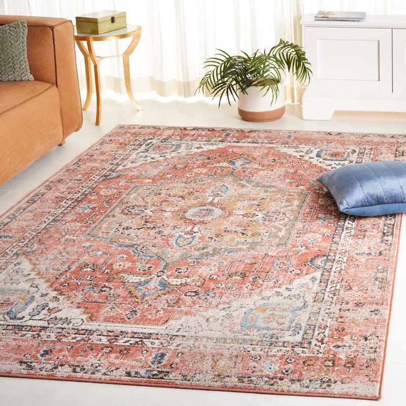 SAFAVIEH Cornelia Reinharda Vintage Rug - 4' x 6' - Rust