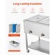 preview thumbnail 16 of 40, UIMOSO Commercial Propane Steam Table,LP Gas Outdoor Soup Warmer with Drain Valve and Wheels,Stainless Steel Propane Food Warmer