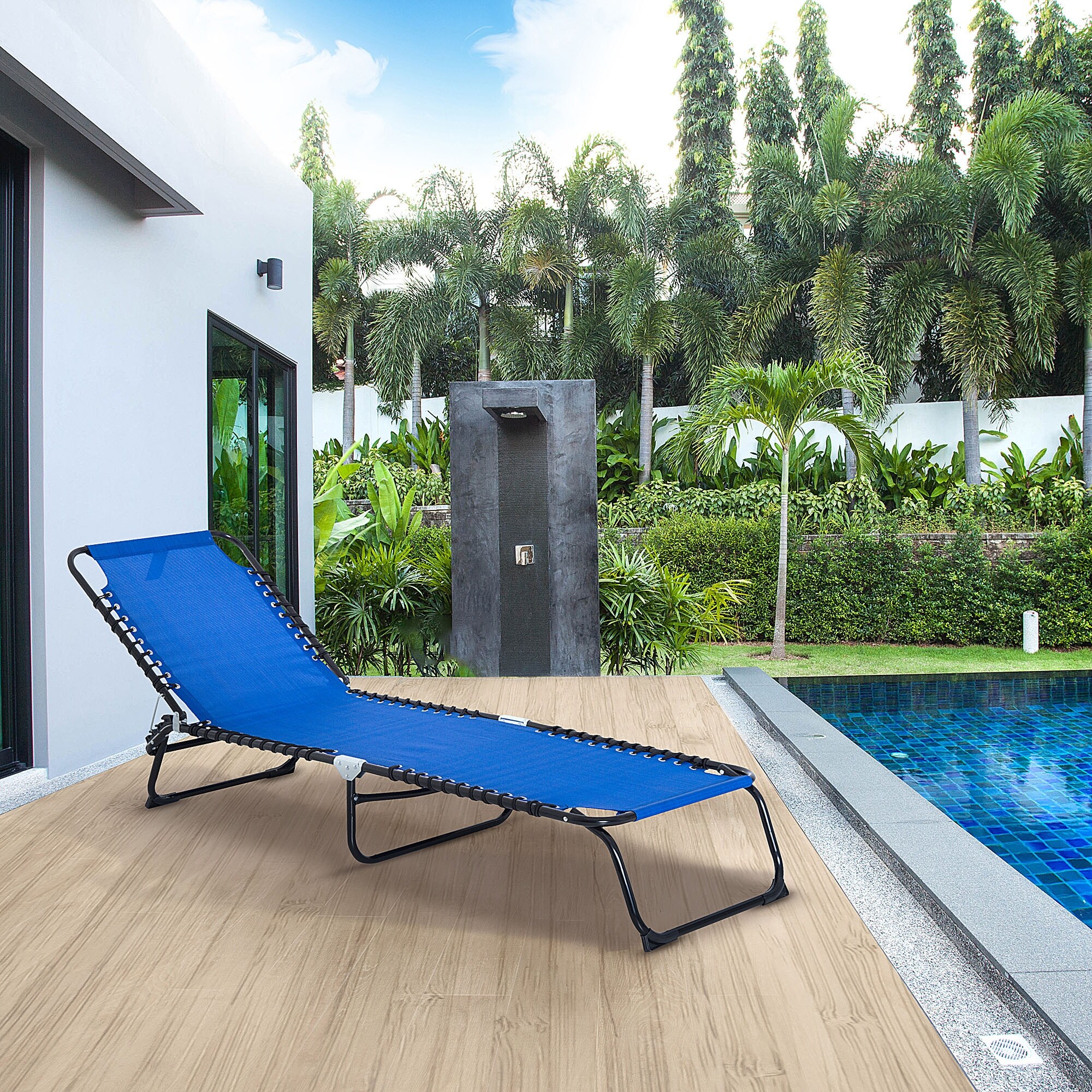 Patio top tanning chair