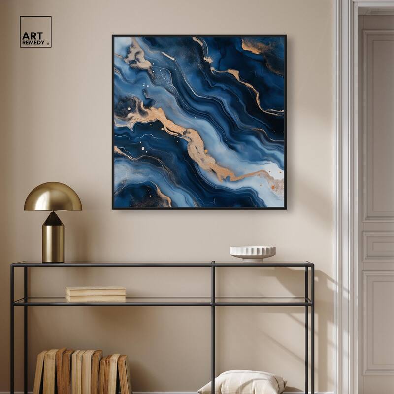 Deep Sea Geode II Canvas by Art Remedy
