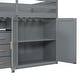 preview thumbnail 19 of 20, Twin Wooden Bunk Bed with Trundle, Cabinet, Wardrobe, Desk and Drawers