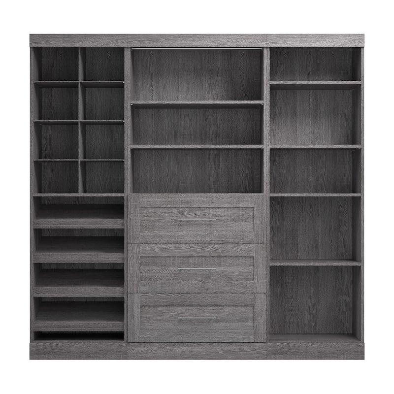 Pur 86-Inch Closet Organizer with Storage Cubbies by Bestar