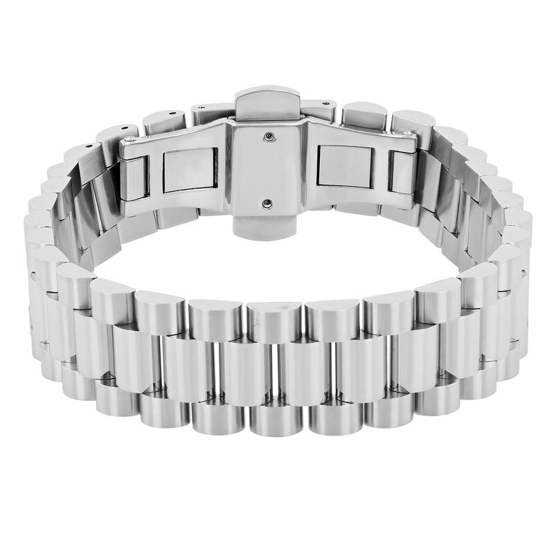 Steel Nation Stainless Steel Watch Link Bracelet