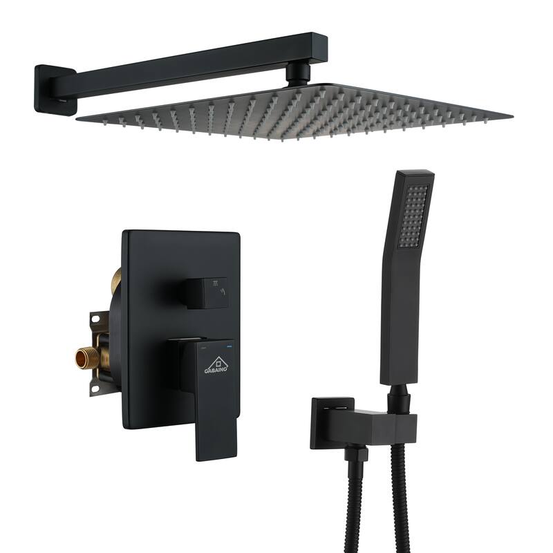 CASAINC 2-Function 12-In Wall Mounted Shower System