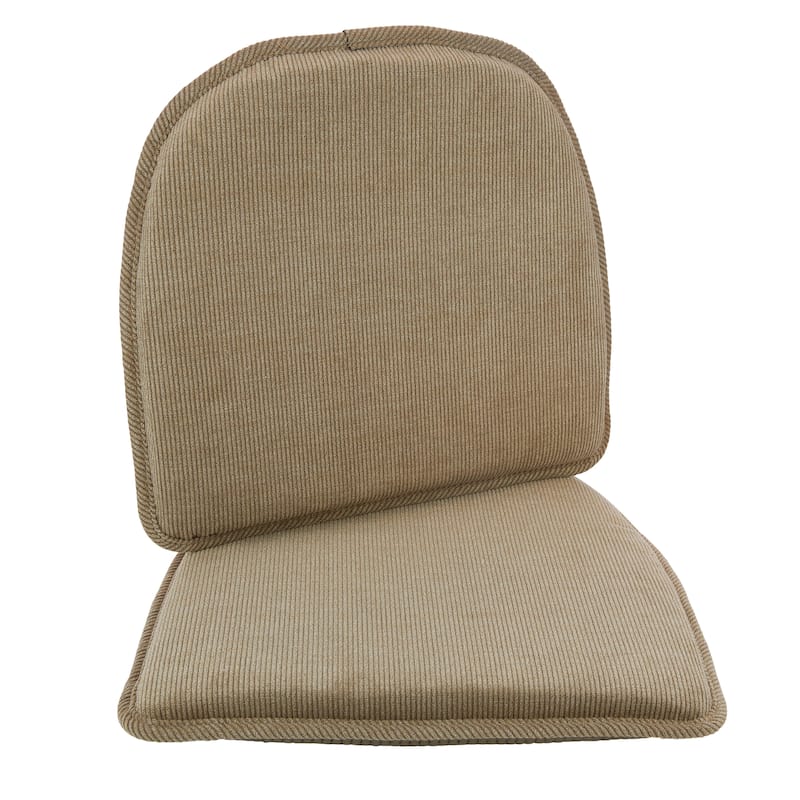 Klear Vu The Gripper Corduroy Non-Slip Chair Cushions
