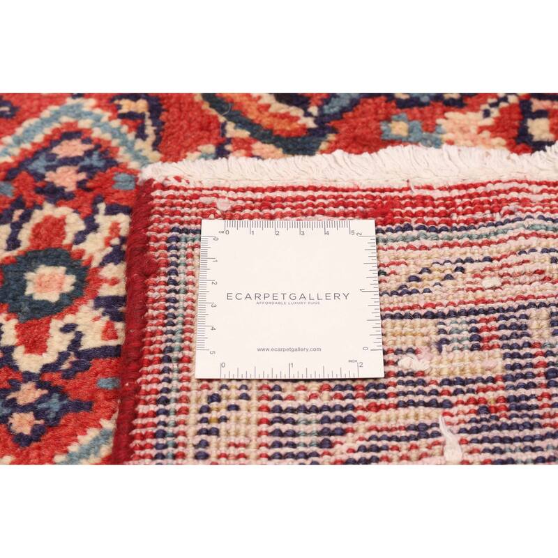 ECARPETGALLERY Hand-knotted Andelz Red Wool Rug - 3'3 x 9'3