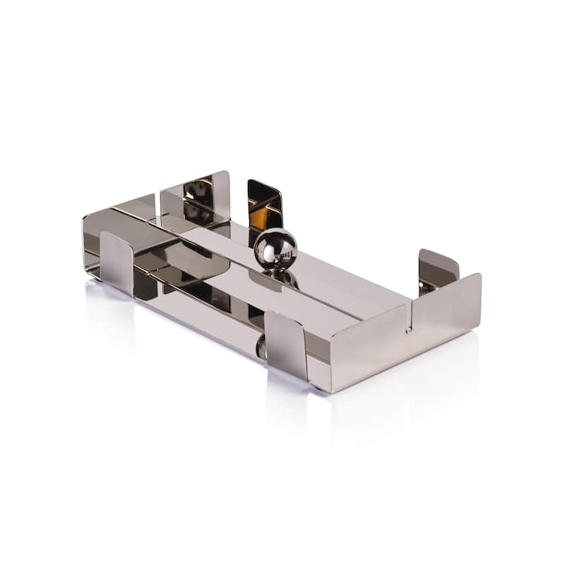 Basso Steel Napkin Holder - Nickel - Dinner