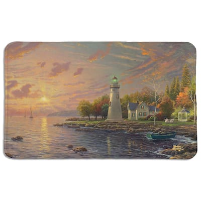 Thomas Kinkade Serenity Cove Memory Foam Rug by Laural Home