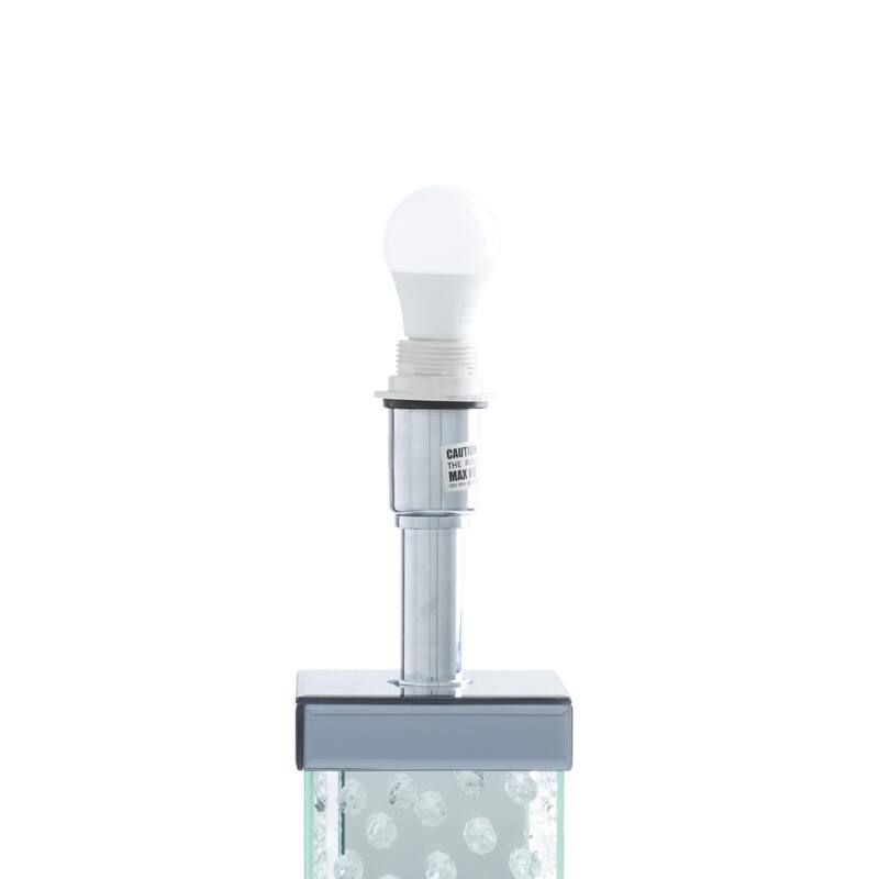 Glass Room Table Lamp - Gray - Roche River Decor