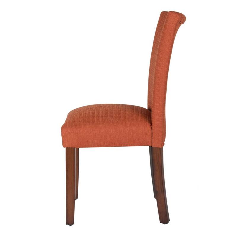 HomePop Parson Dining Chair - Textured Solid Everly Cayenne - Single