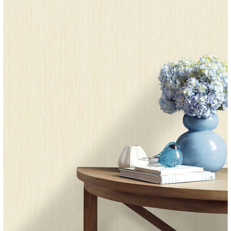 Seabrook Designs Ammons Solid Stringcloth Unpasted Wallpaper