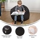 preview thumbnail 63 of 157, Small Refillable Bean Bag Chair for Kids and Teens