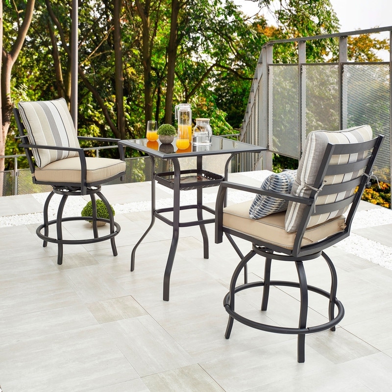 Outdoor patio high discount chairs