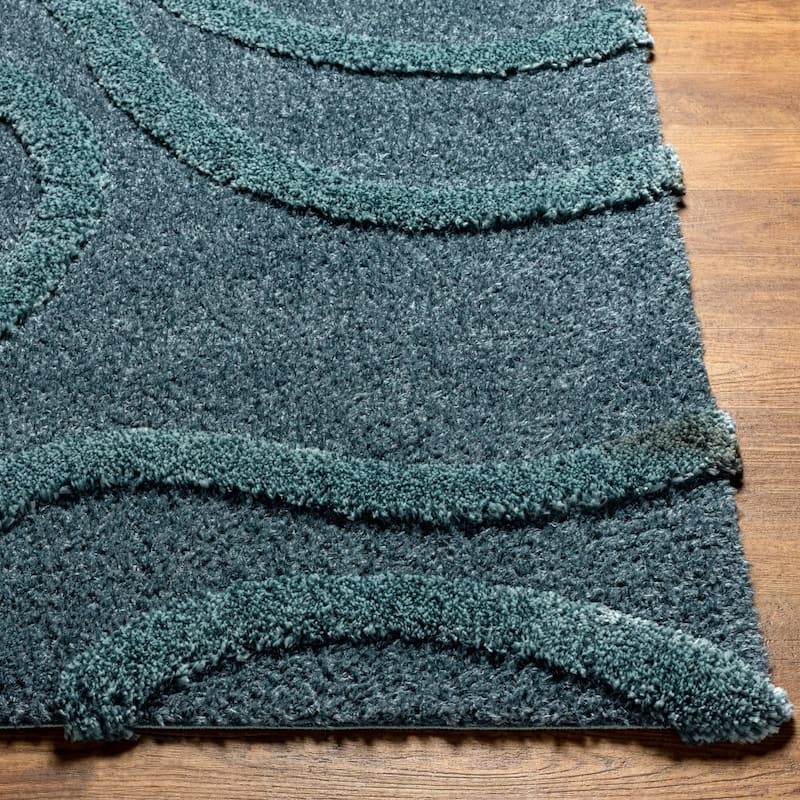 Mr. Kate Luna Modern Waves Plush Area Rug