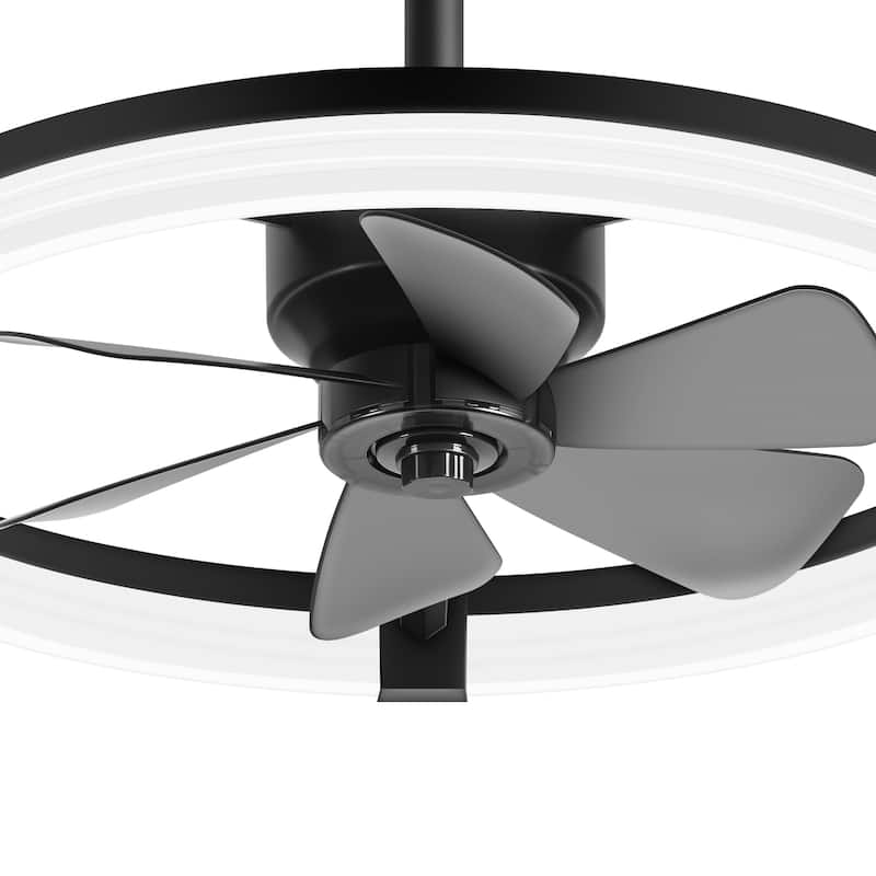 20"/23" Low Profile Dimmable Smart Ceiling Fan with Lights and Remote(6/7 ABS Blades)