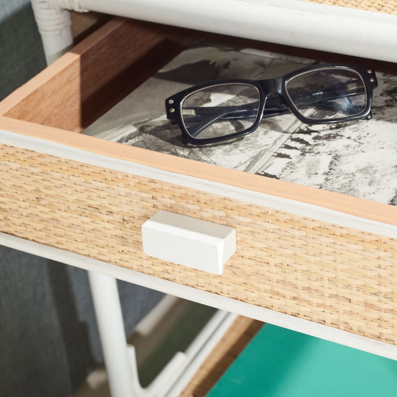 SAFAVIEH Aaliyah Bea Coastal 1-Drawer 1-Shelf Nightstand