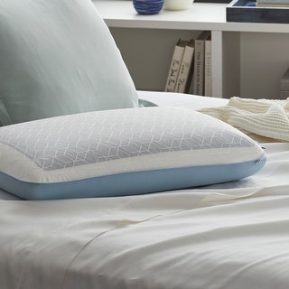 Sealy DuoChill Cooling Memory Foam Bed Pillow with Anti-Microbial Cover