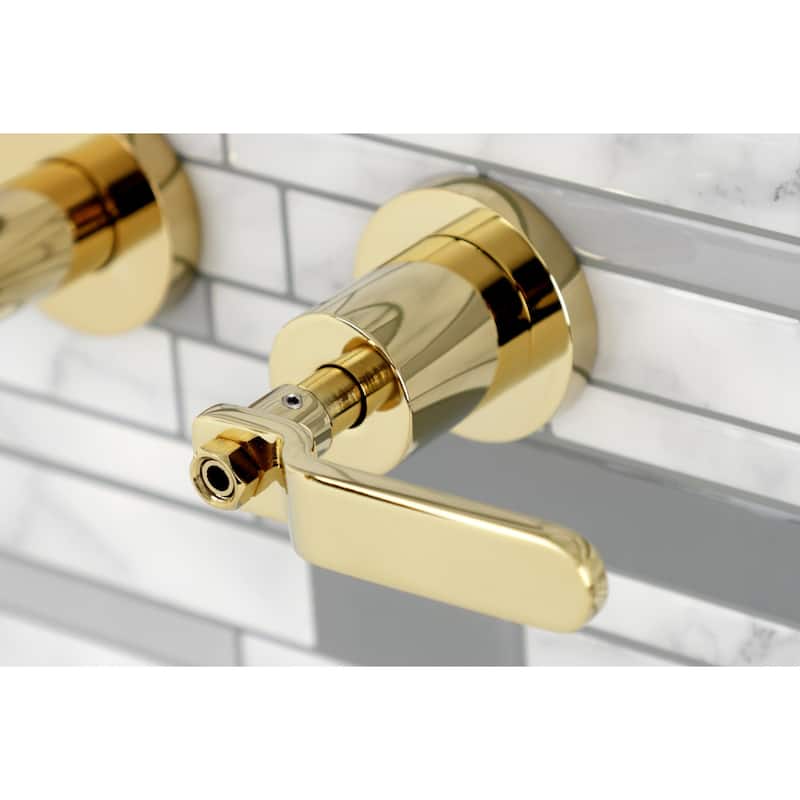 Whitaker Two-Handle 3-Hole Wall Mount Tub Faucet