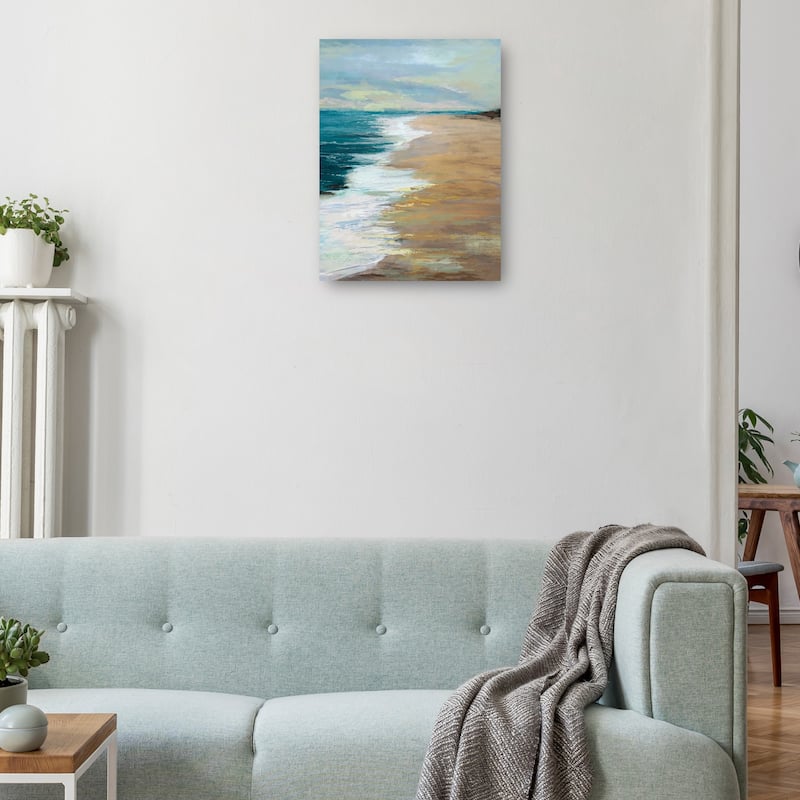 Shoreline Colors I By Studio Arts Canvas Art Print
