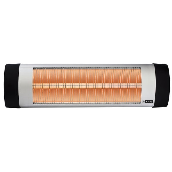 King Electric RSH1215 1500W Radiant Shop/Patio Heater - Black/silver