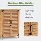 preview thumbnail 44 of 43, MCombo Small Outdoor Storage Cabinet Shed with Double Doors (24.6" x 18.3" x 38.2"), Wooden 0985