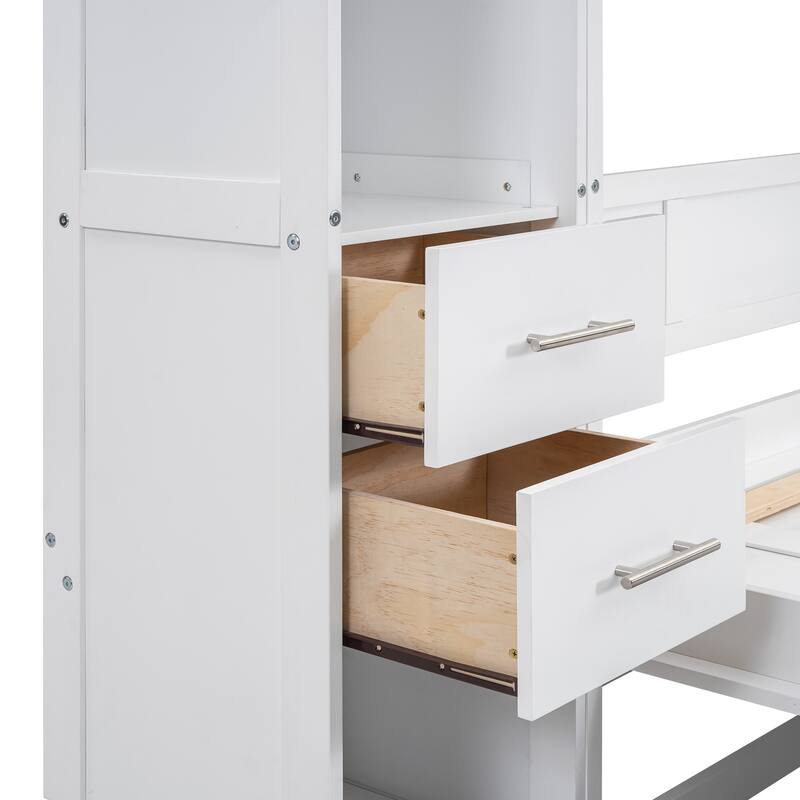 Modern Design Murphy Bed with Drawers, Lockers and Wardrobes for Bedroom