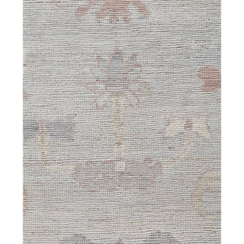 Oushak One-of-a-Kind Hand-Knotted Area Rug - Gray - 8' 1" x 9' 9"