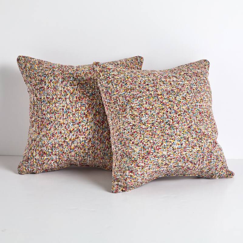Sorra Home Indoor Knife Edge Pillow Set of 2