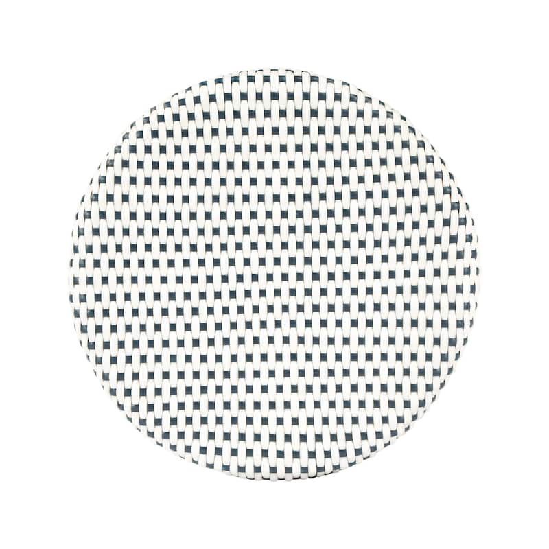 Tobias 24" Rattan Round Counter Stool