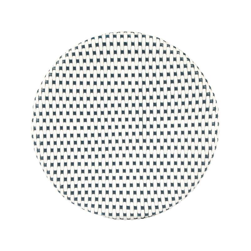 Tobias Rattan Round Bar Stool