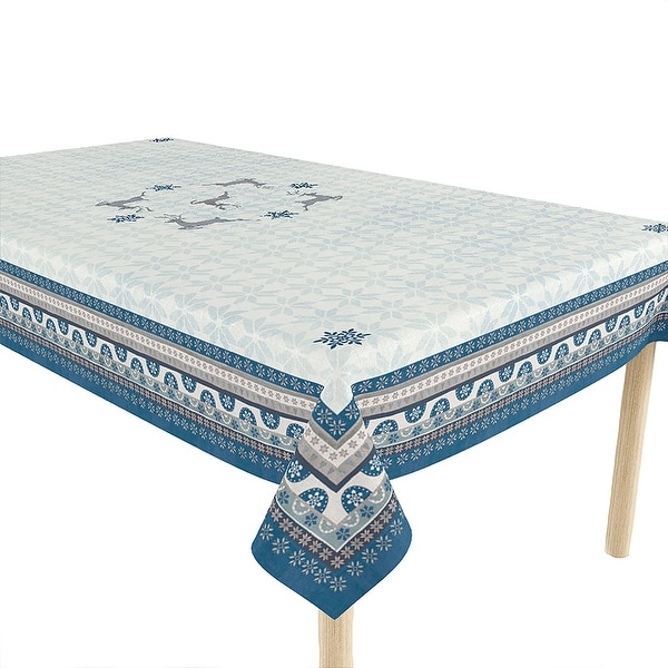 Reindeer Winter Tablecloth. Opens flyout.
