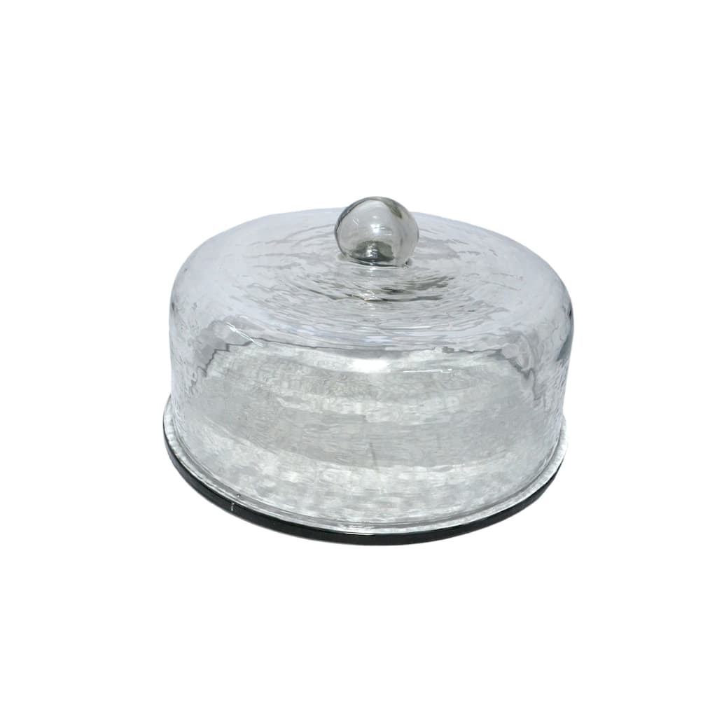 Cake Display Plate with Glass Dome - 11.25" - Clear
