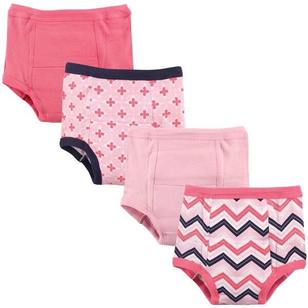 slide 1 of 1, Luvable Friends Baby and Toddler Girl Cotton Training Pants, Chevron, 12-18 Months - Chevron 12-18 Months - Chevron