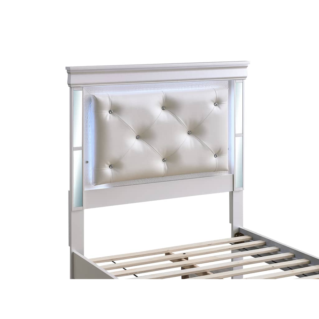 Glory Furniture Naples G6735B-TSB Twin Bed Pearl