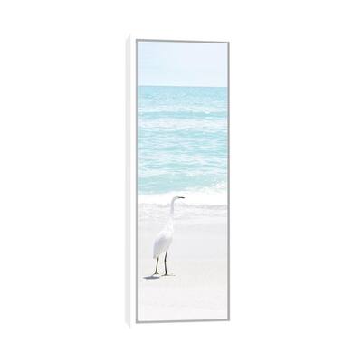 iCanvas "Summer Egret I" by Natalie Carpentieri Framed Canvas Print