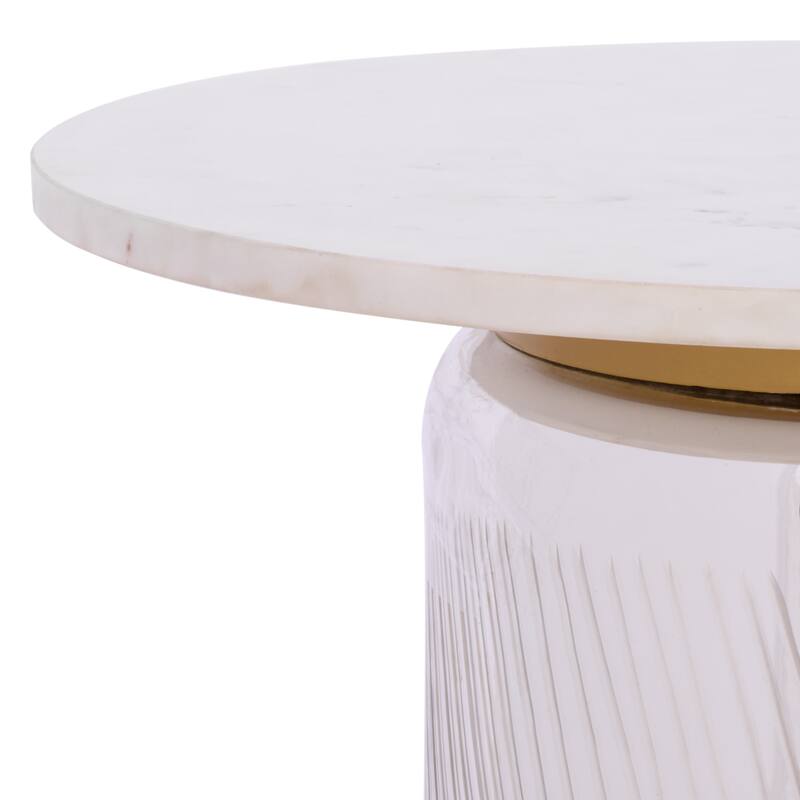 SAFAVIEH Home Kathony Side Table - 19"W x 19"D x 22"H