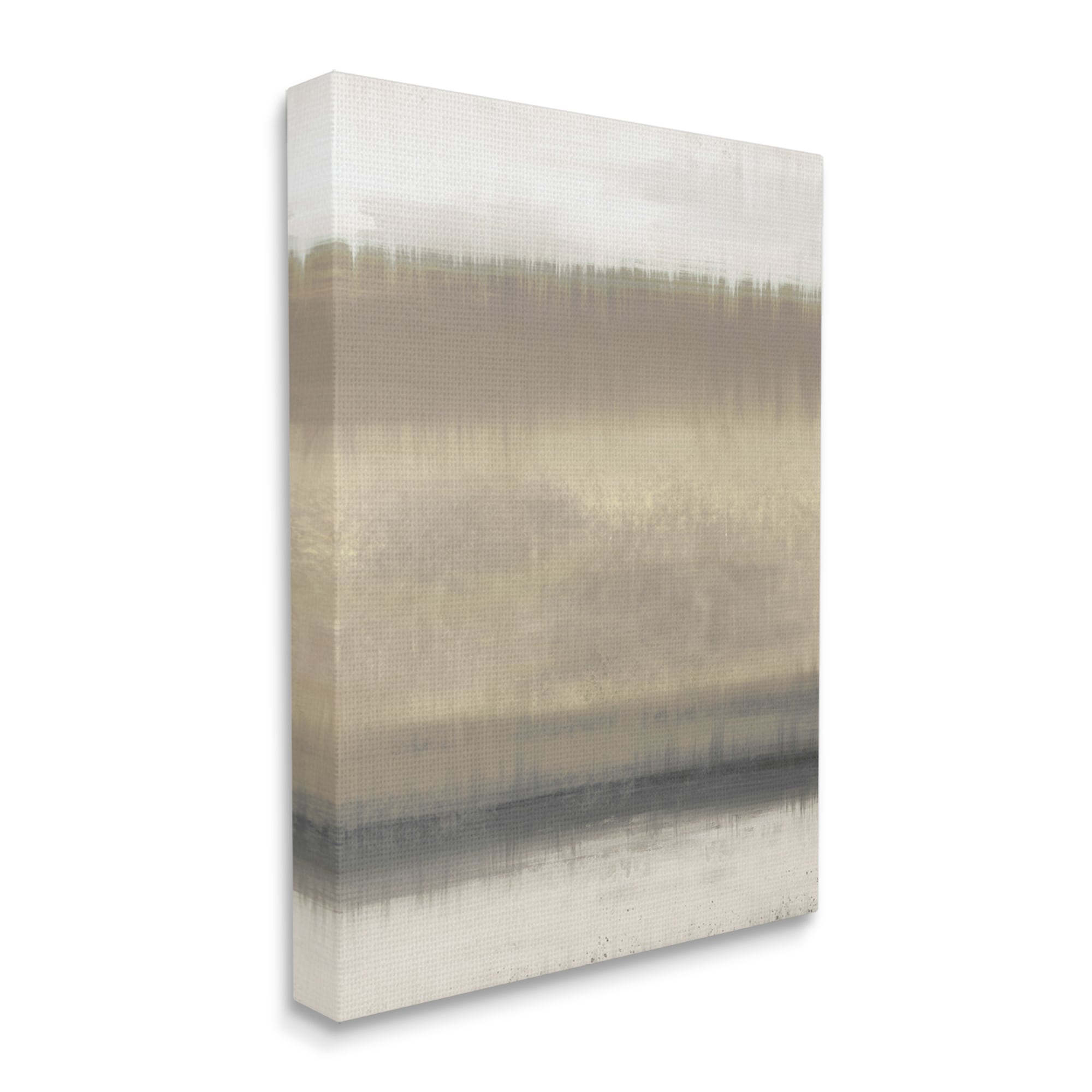Stupell Abstract Countryside Landscape Brown Grassland Painting Canvas Wall Art-image