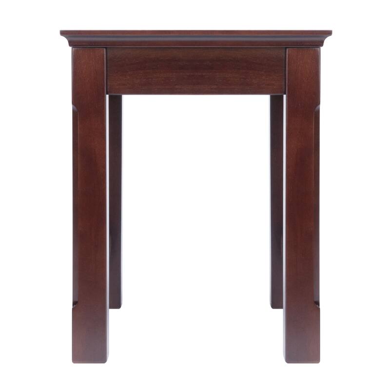 Xola 3-Pc Nesting Tables, Cappuccino - 21.1"W x 17.3"D x 22.1"H.