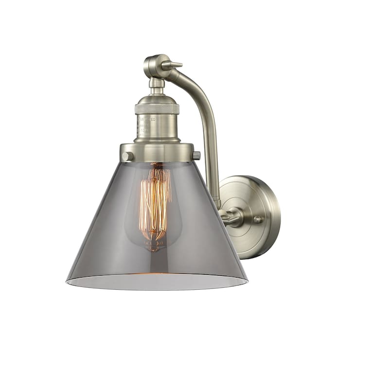 Innovations Lighting Large Cone Single Light 12" Tall Wall Sconce