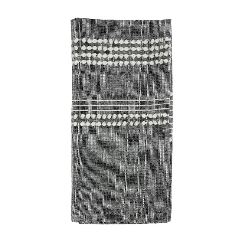 Table Napkins With Striped Design (Set of 4)