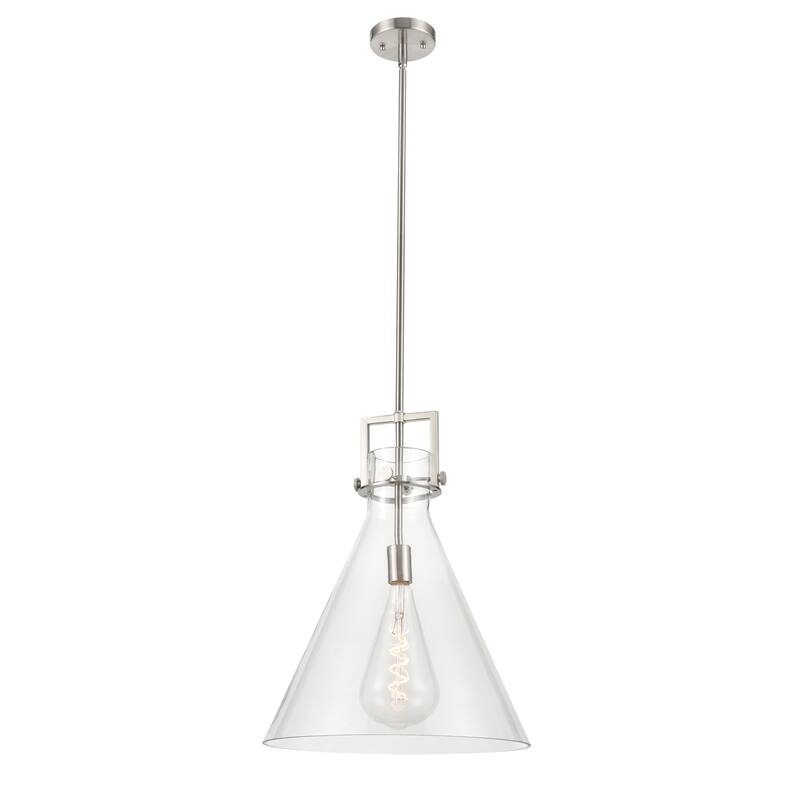 Innovations Lighting Newton Cone - 1 Light 16" Stem Hung Pendant