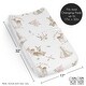 preview thumbnail 6 of 4, Sweet Jojo Designs Woodland Deer Floral Girl Changing Pad Cover Sheet - Pink & Green, Boho, Watercolor, Bohemian, Forest Animal