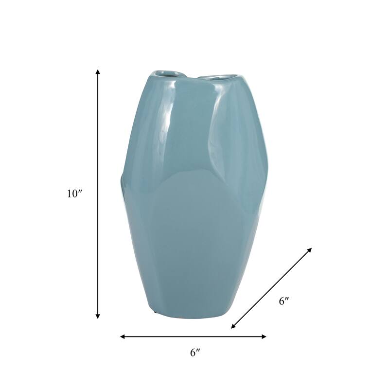 Sagebrook Home Ceramic Elegant Decorative Vase for Stylish Interiors